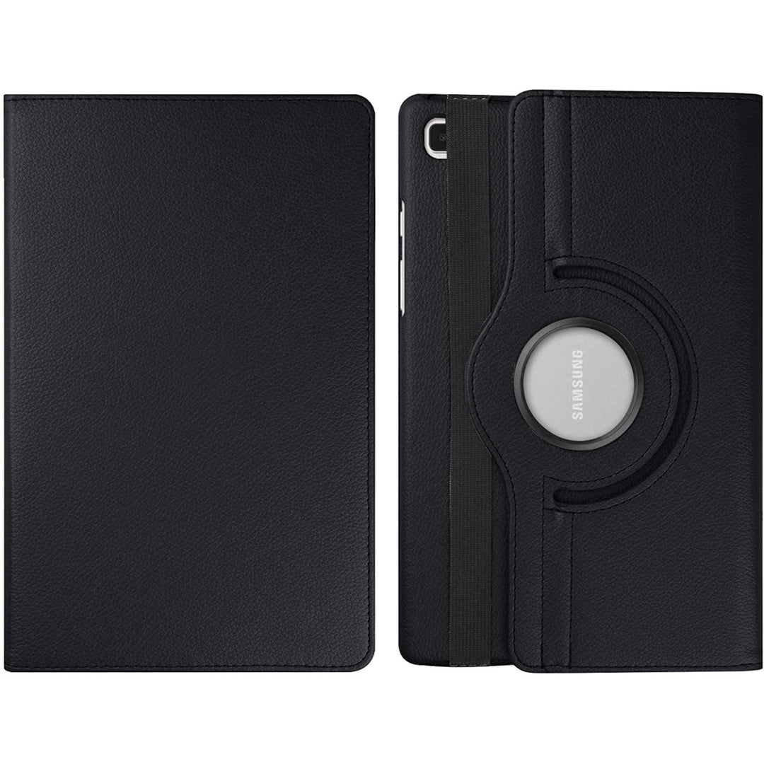 Samsung Galaxy Tab A7 Case 360 Rotating Stand Cover Black PU Leather SM-T500 T505 T507 Image 2