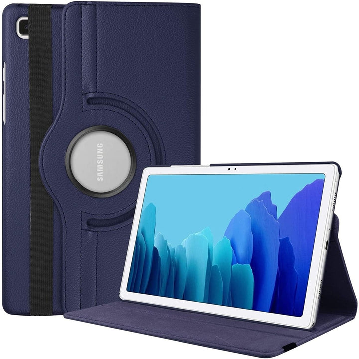 Samsung Galaxy Tab A7 Case 360 Rotating Stand Cover Black PU Leather SM-T500 T505 T507 Image 9