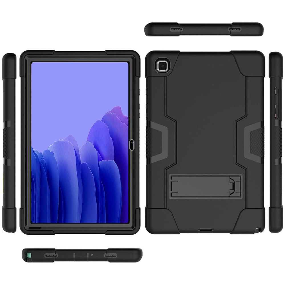 For Samsung Galaxy Tab A7 10.4 / SM-T500 / T505 / T507 Dual layer Shockproof Heavy Duty Kickstand Tablet Hard Case Cover Image 3