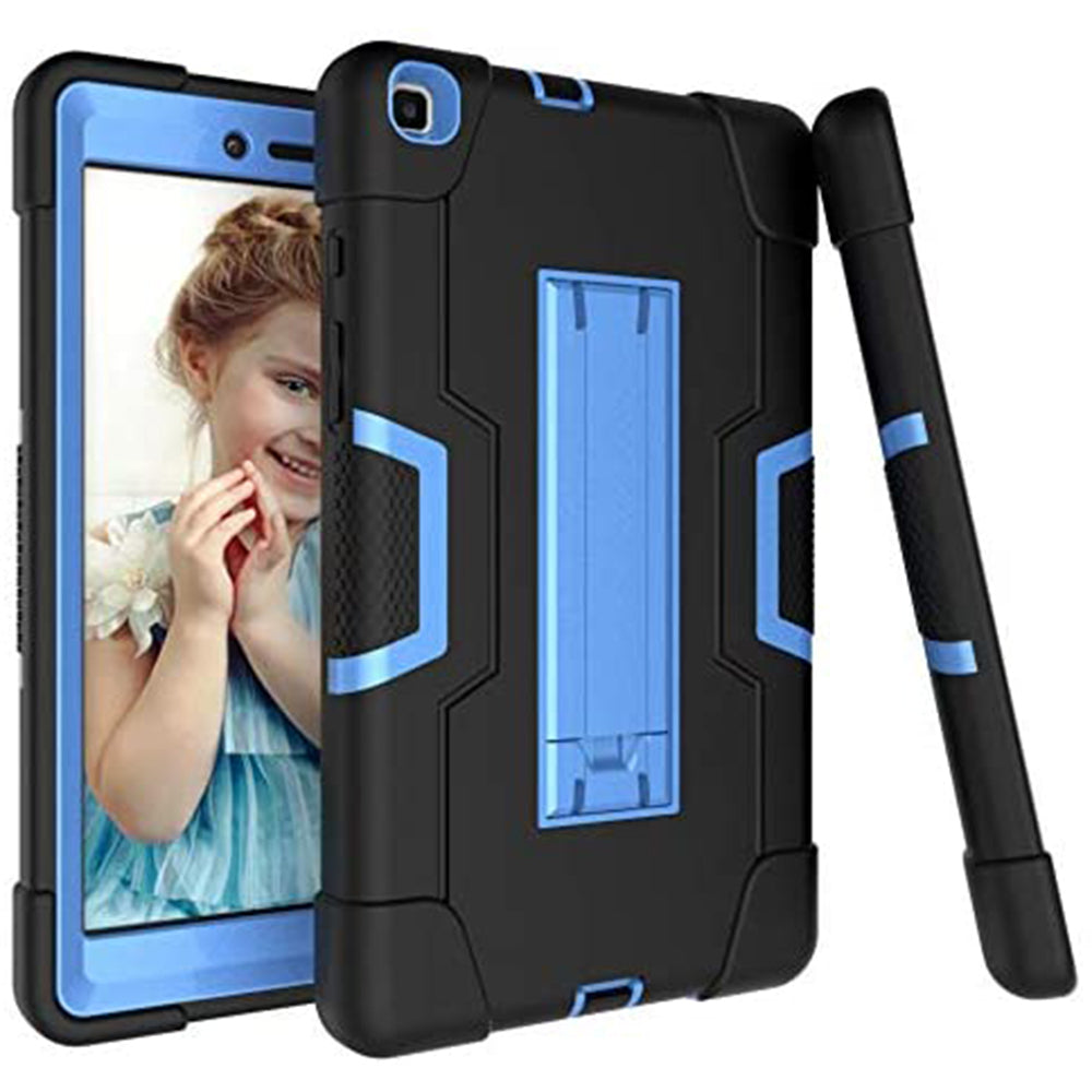 For Samsung Galaxy Tab A 8.0 2019 / T290 / T295 Dual layer Shockproof Heavy Duty Kickstand Tablet Hard Case Cover Image 8