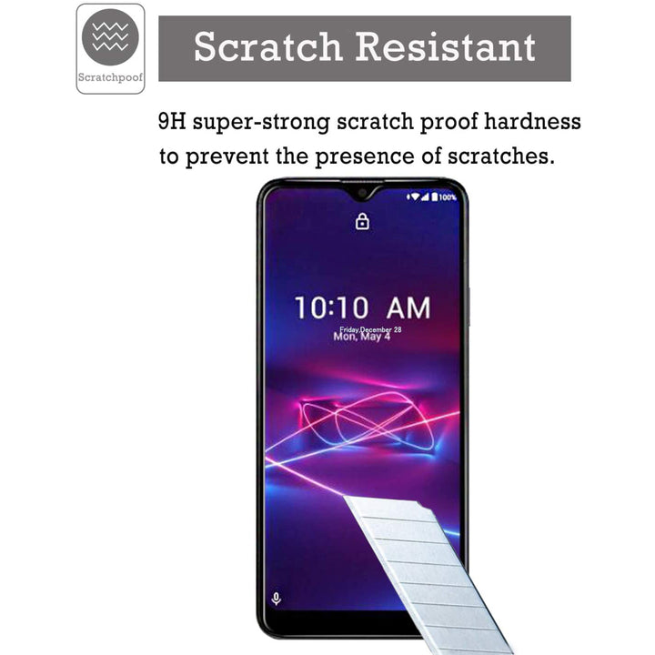 Coolpad Legacy Brisa Tempered Glass Screen Protector Bubble-Free HD Clarity Image 3