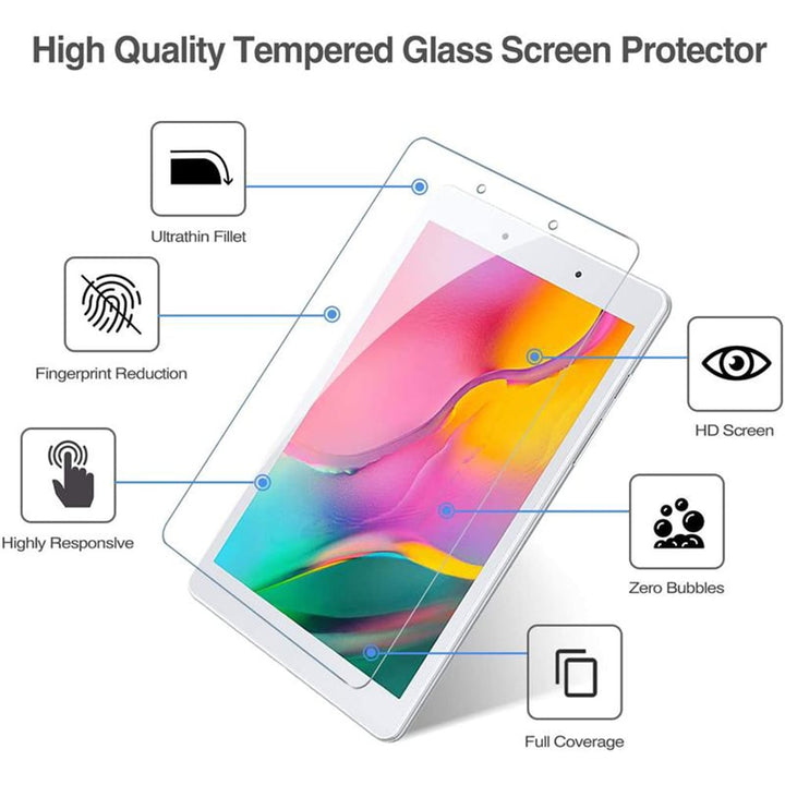 Samsung Galaxy Tab A 8.0 2019 T290 T295 Tempered Glass Screen Protector Image 2