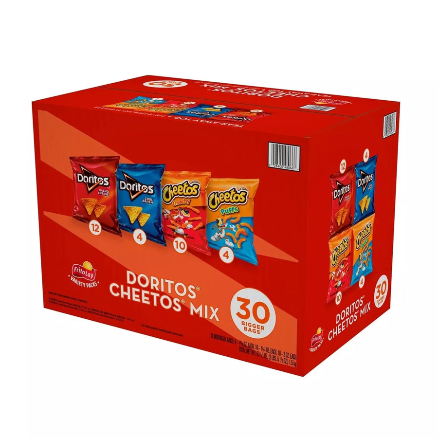 Doritos and Cheetos Mix Snacks Variety Pack30 Count Image 1