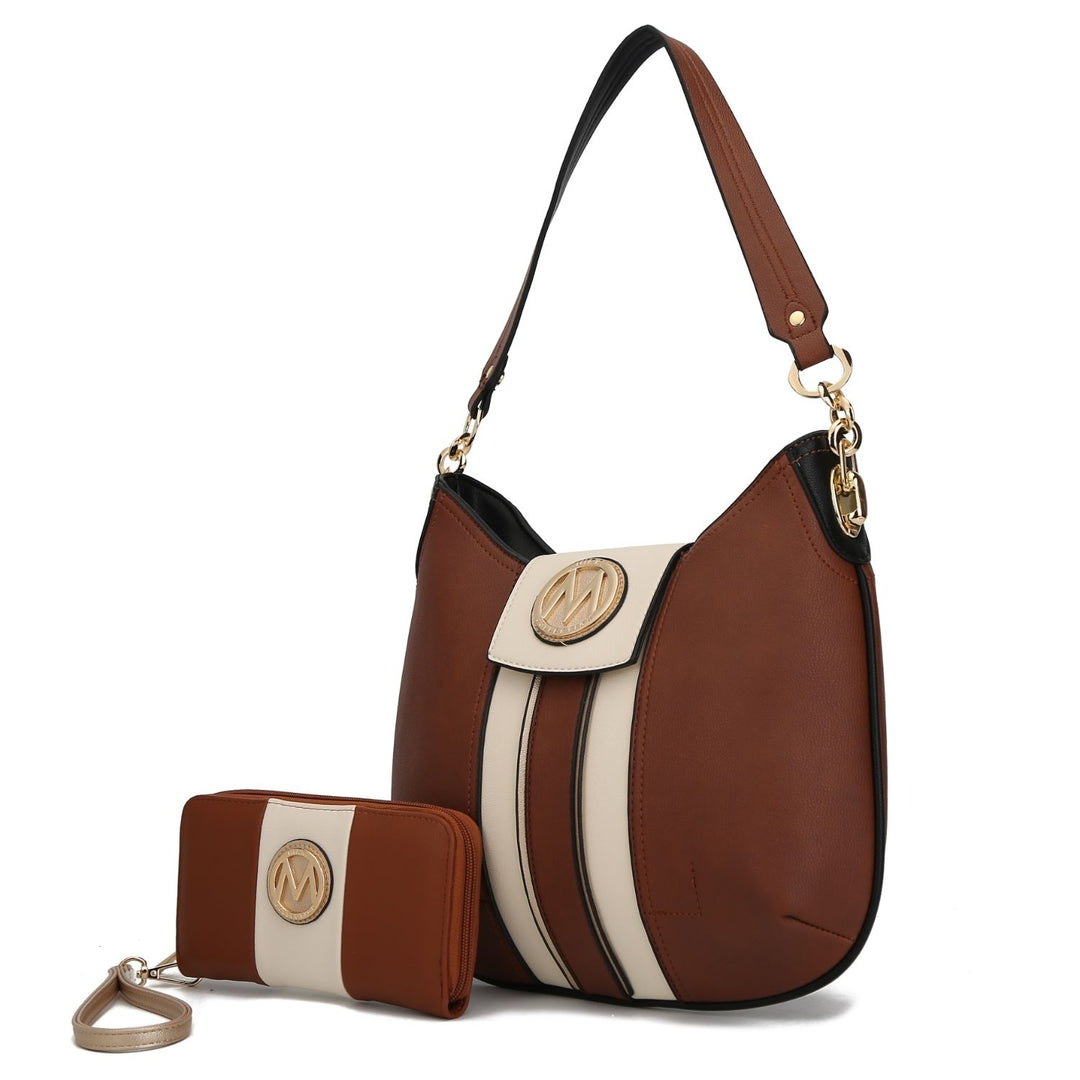 MKF Collection Salome Expandable Multi-Compartment Cross body by Mia k. Handbag Image 3