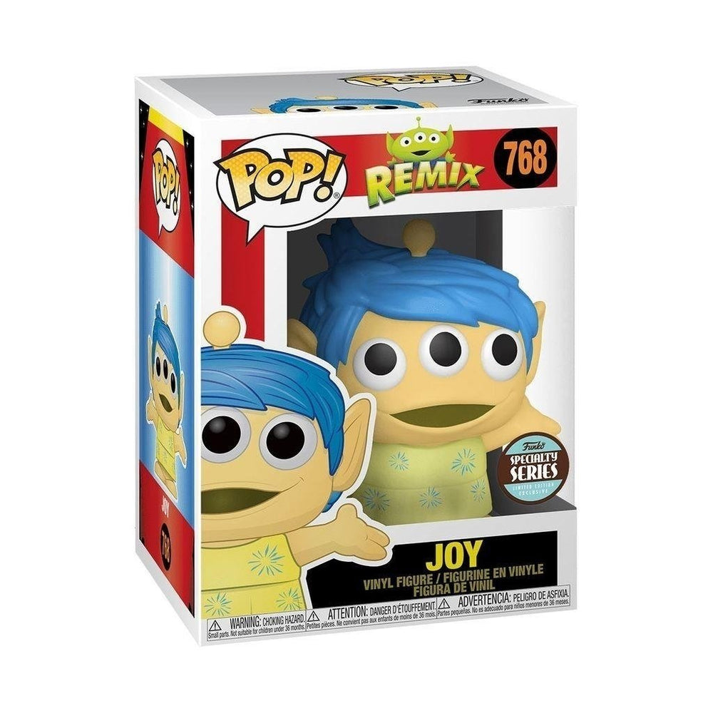 Funko Pop Disney Joy Inside Out Alien Remix Specialty Series Exclusive Vinyl Figure Image 2