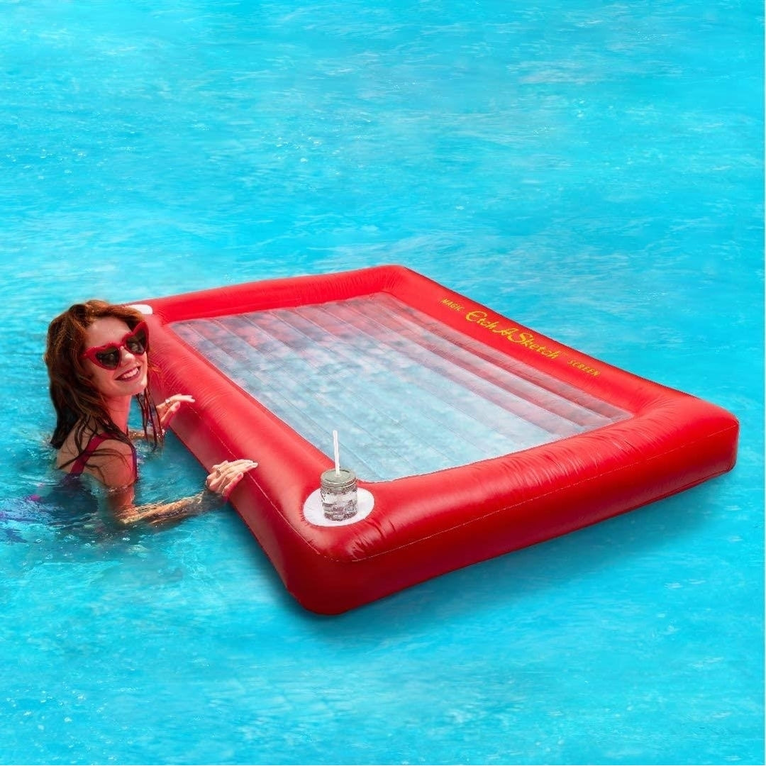 Mighty Mojo Etch-A-Sketch Jumbo Pool Float Giant Inflatable Lounge Raft Image 4