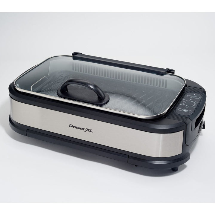 PowerXL Smokeless Grill Pro 1500W Smokeless Grill Pro with Griddle Plate Model K50547 Refurbished Image 1