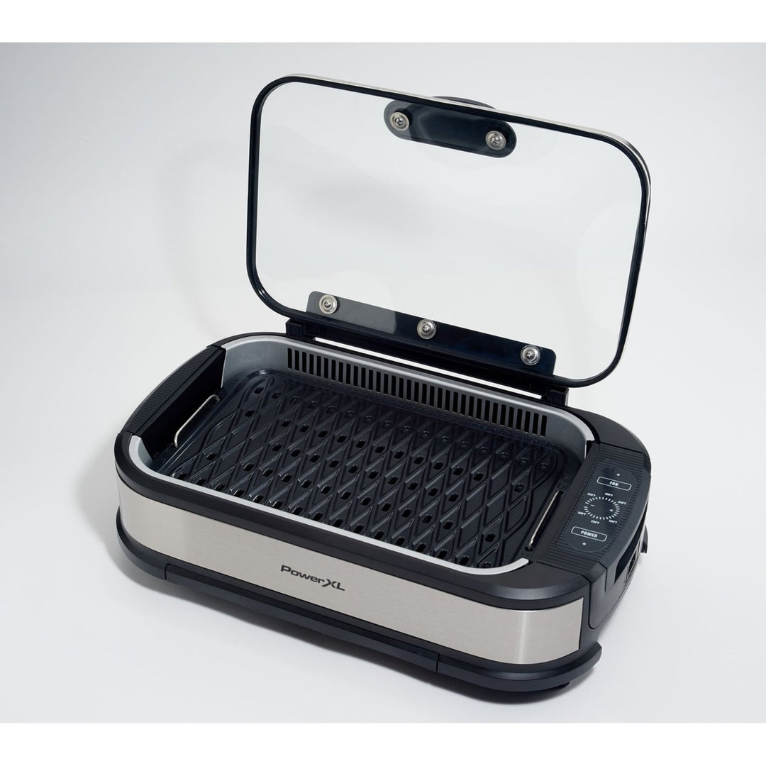 PowerXL Smokeless Grill Pro 1500W Smokeless Grill Pro with Griddle Plate Model K50547 Refurbished Image 6