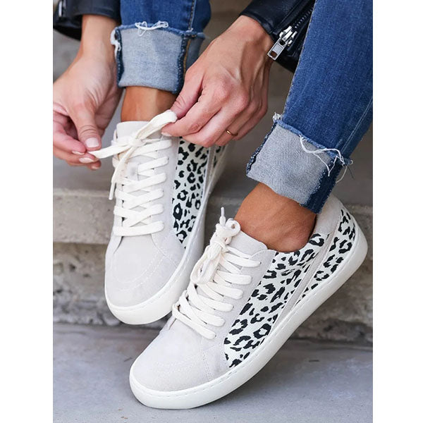 All Season Leather Sneakers Image 1