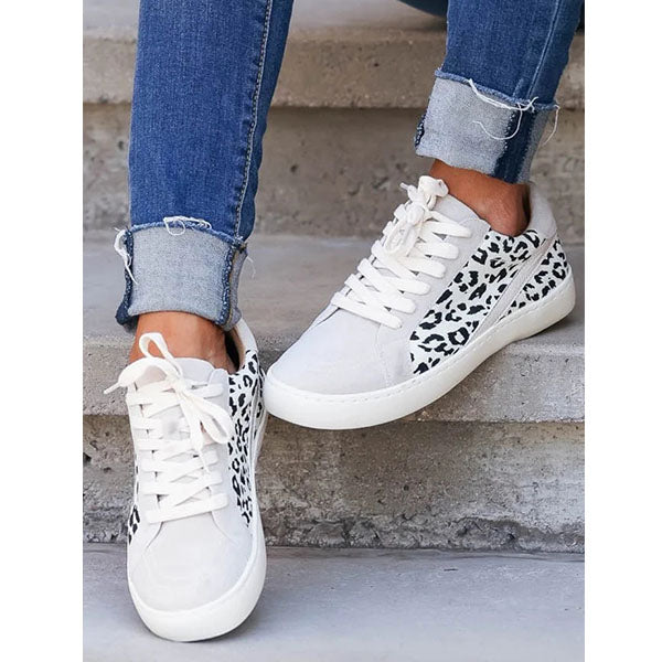 All Season Leather Sneakers Image 3
