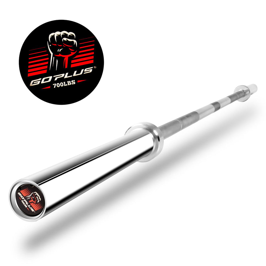 700 lb Olympic Chromed Weight Bar 7 Olympic Barbell Multipurpose Weight Lifting Image 1