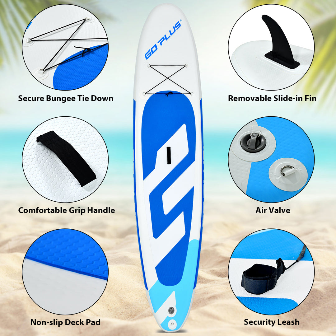 11 Inflatable Stand up Paddle Board Surfboard Water Sport All Skill Level W/Bag Image 8