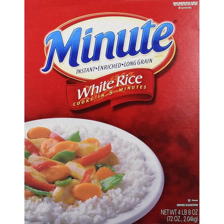 Minute Instant Enriched Long Grain White Rice, 72oz Image 1