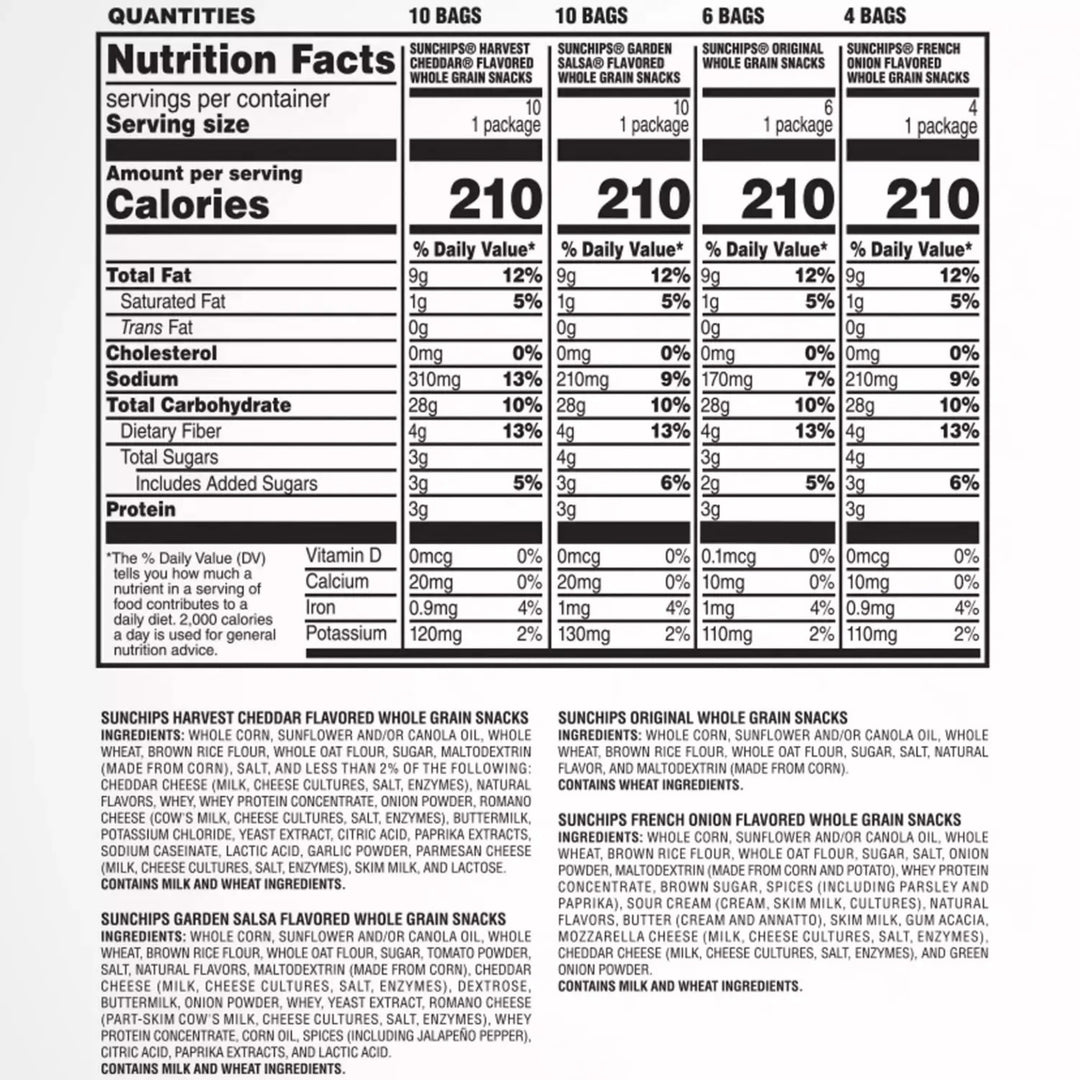 SunChips Mix Variety Pack (30 Count) Image 3