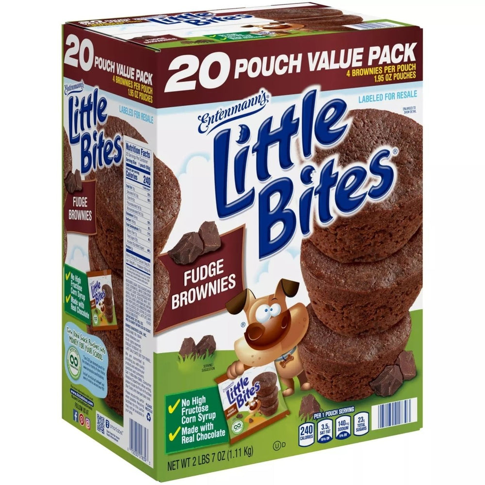 Entenmanns Little Bites Fudge Brownies1.95 Ounce (20 Count) Image 2