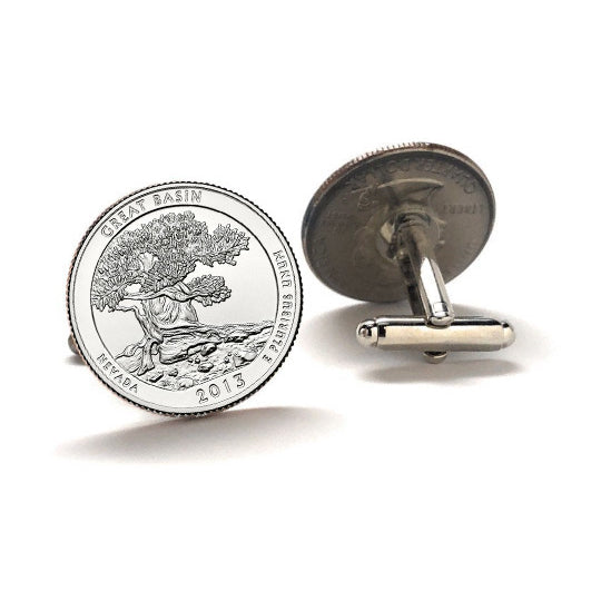 Great Basin National Park Cufflinks Uncirculated U.S. Quarter 2013 Cuff links Image 2