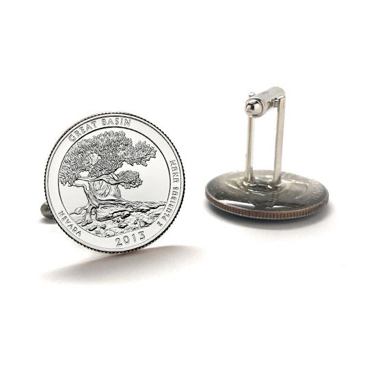 Great Basin National Park Cufflinks Uncirculated U.S. Quarter 2013 Cuff links Image 3