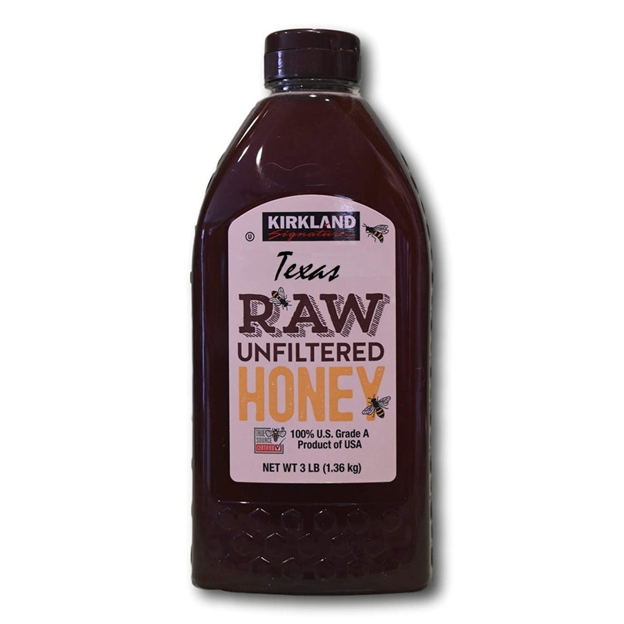 Kirkland Signature Texas Raw Unfiltered Honey100% Grade A (3 Pounds) Image 1