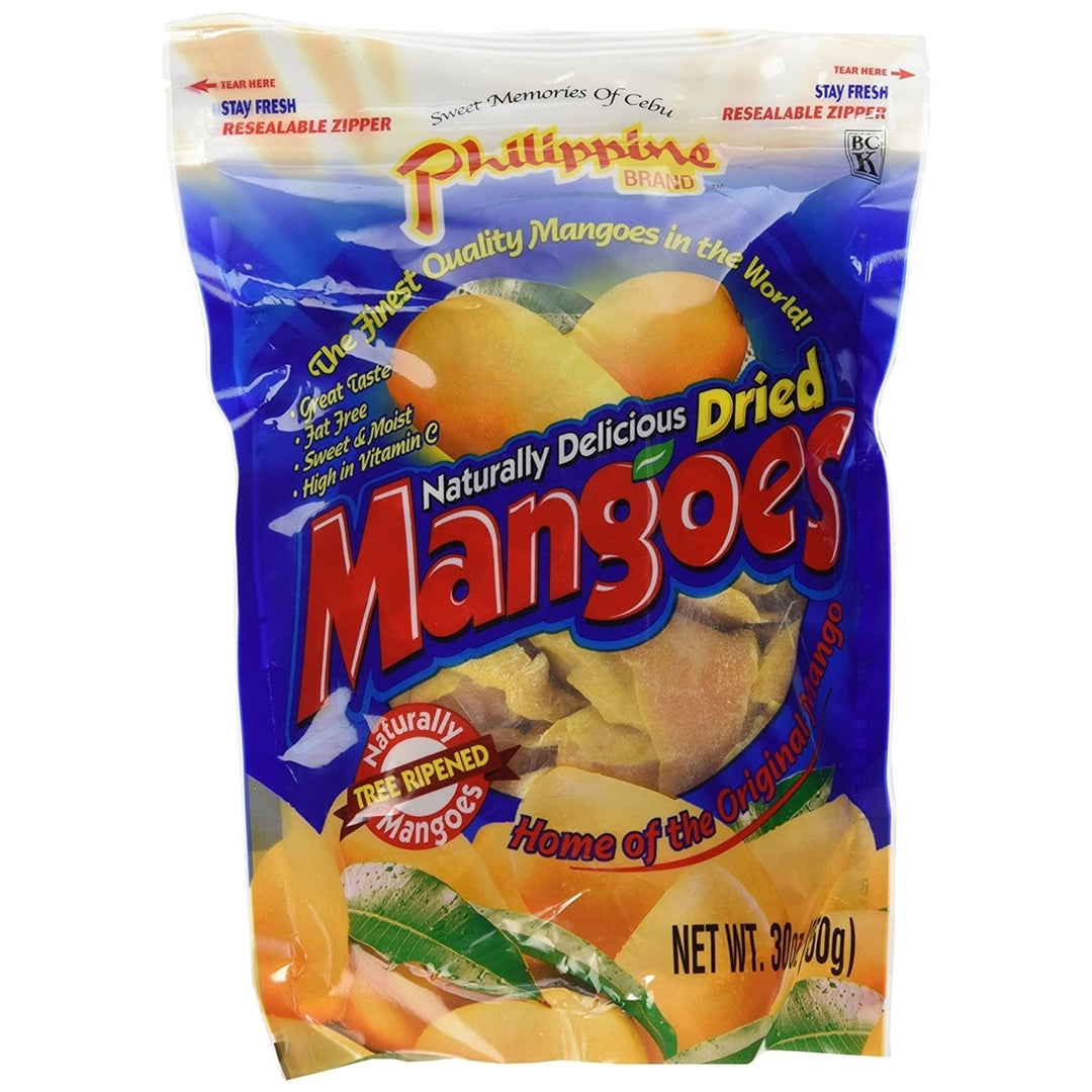 Phillippine Brand Naturally Delicious Tree Ripened Dried Mangoes30 Ounce Image 1