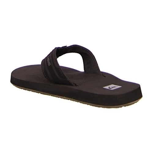 Quiksilver Mens Monkey Wrench Flip Flop Sandals Black AQYL100048-XKKC Brown Image 4