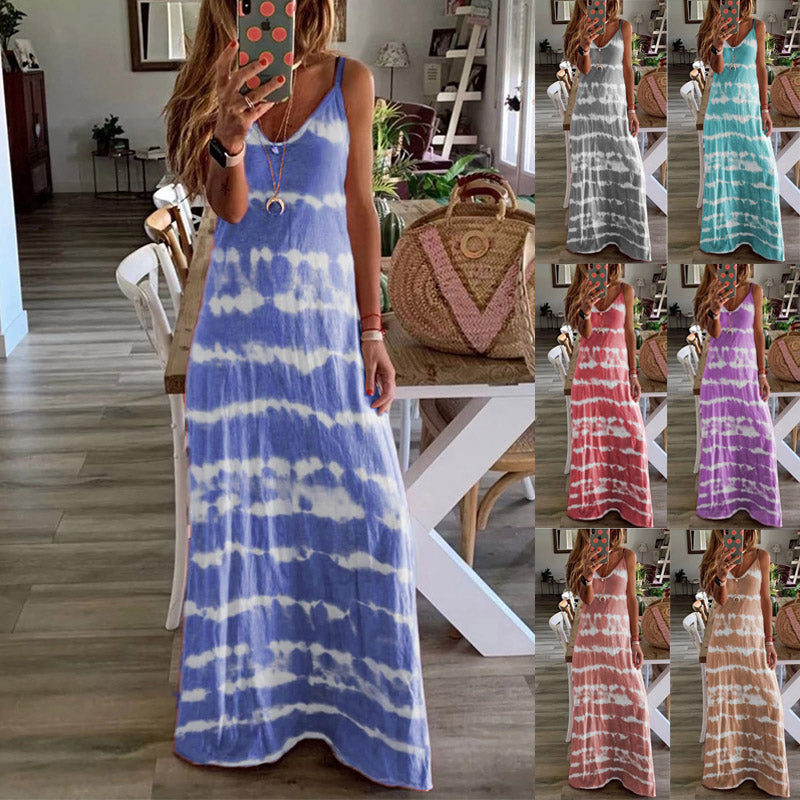 Continuous Love For You Tie Dye Maxi Dress Image 1
