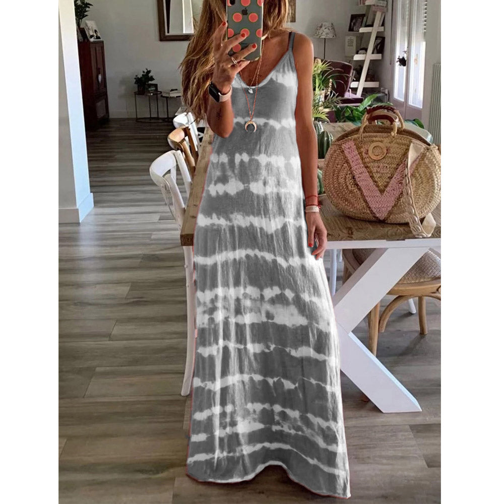 Continuous Love For You Tie Dye Maxi Dress Image 4