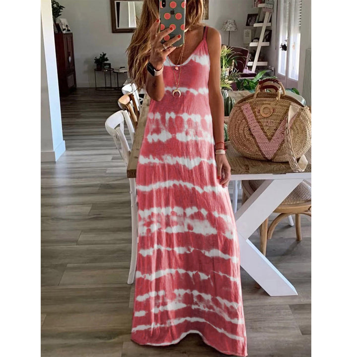 Continuous Love For You Tie Dye Maxi Dress Image 4