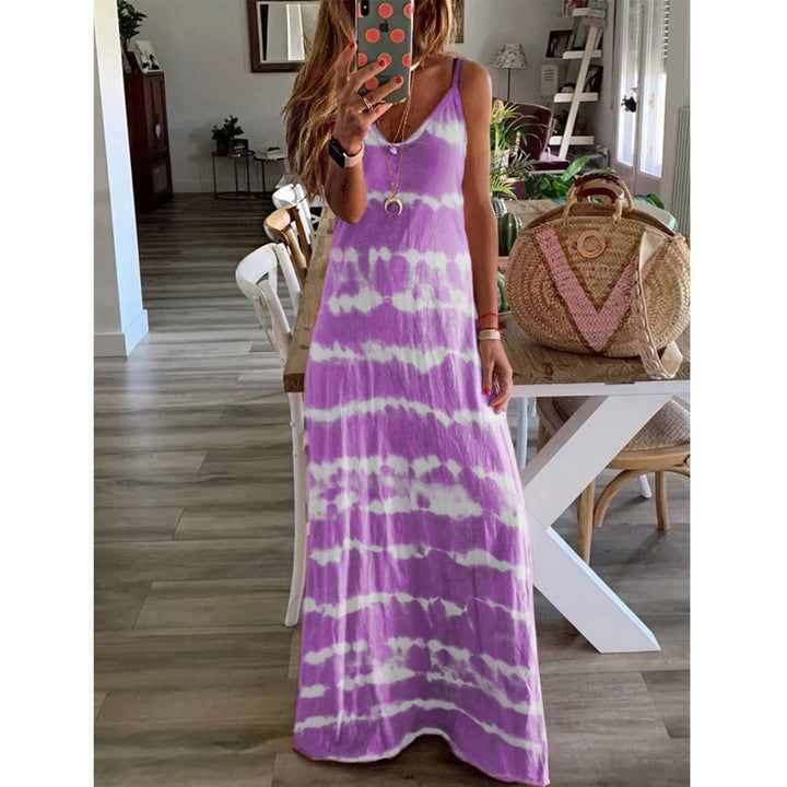 Continuous Love For You Tie Dye Maxi Dress Image 8