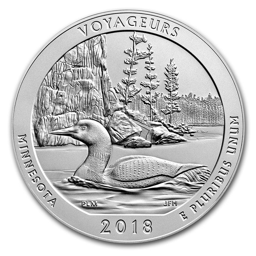 Voyageurs National Park Coin Lapel Pin Uncirculated U.S. Quarter 2018 Tie Pin Image 2