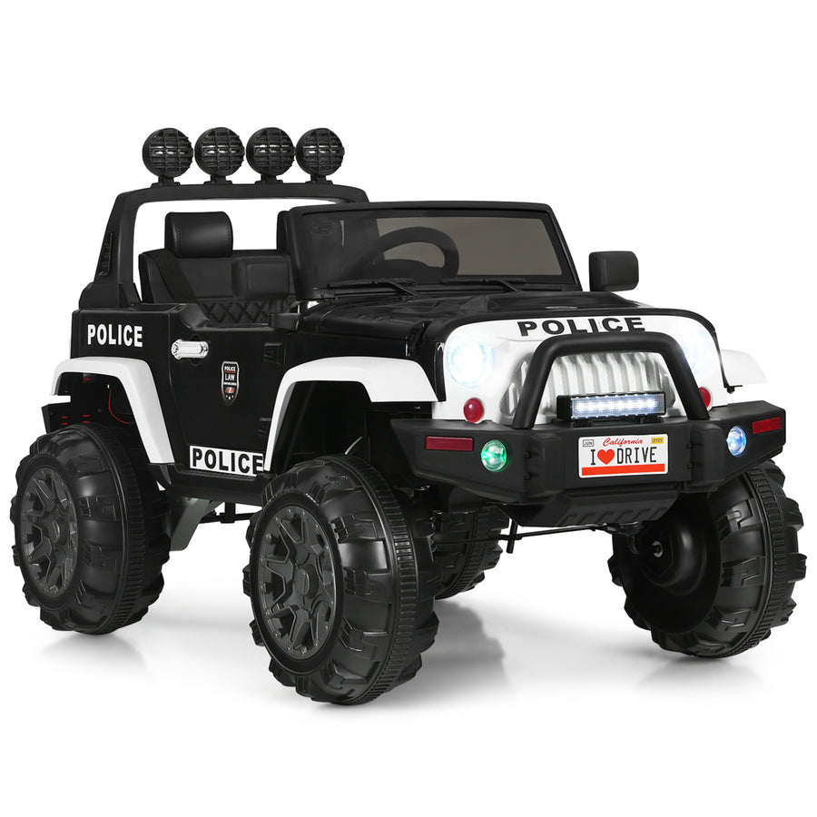 12V Electric Kids Ride On Car Truck Police Car w/ MP3 Remote Control Image 1