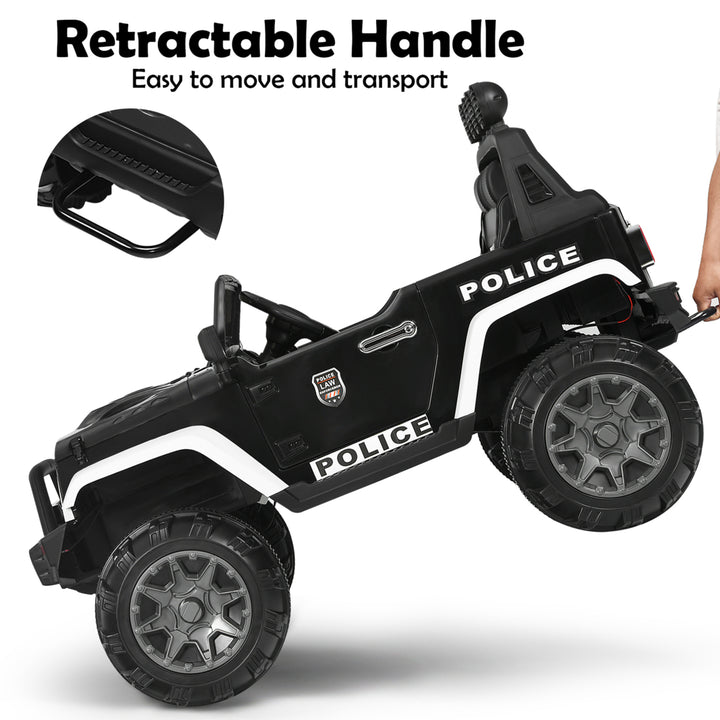 12V Electric Kids Ride On Car Truck Police Car w/ MP3 Remote Control Image 8