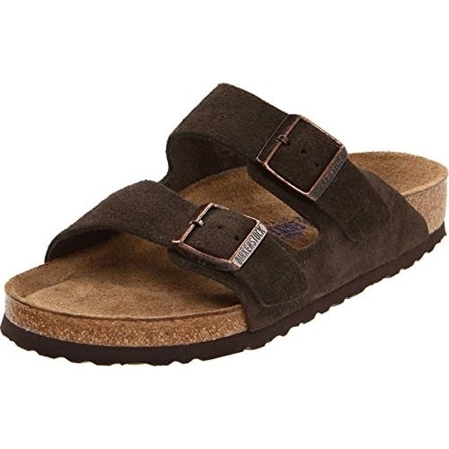 BIRKENSTOCK Arizona Soft Footbed Suede Unisex Sandals Mocha Size 0951311 0951313 Image 4