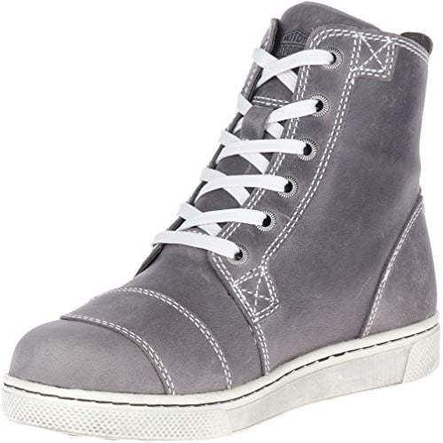 HARLEY-DAVIDSON FOOTWEAR Womens Kearns Motorcycle Boot Grey Image 3