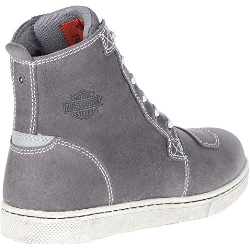 HARLEY-DAVIDSON FOOTWEAR Womens Kearns Motorcycle Boot Grey Image 4