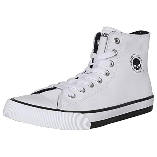 HARLEY-DAVIDSON FOOTWEAR ens Baxter Skateboarding Shoe US WHITE Image 2