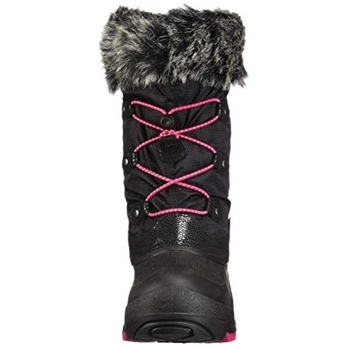 Kamik Powdery 2 Winter Boots Little Girls Black Rose NF8010S-BRO Size 1 Image 3