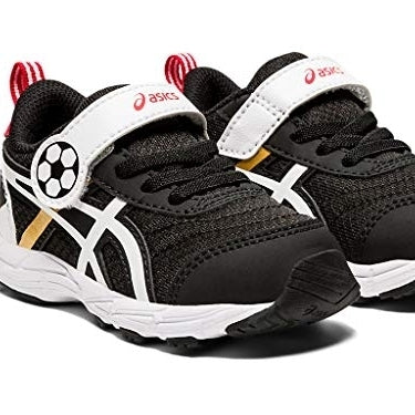 ASICS Kids Contend 6 TS Running Shoes 0 Toddler-TEST BLACK/PURE GOLD Image 2