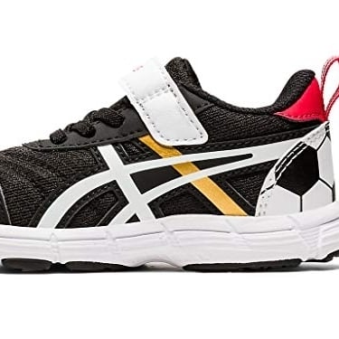 ASICS Kids Contend 6 TS Running Shoes 0 Toddler-TEST BLACK/PURE GOLD Image 4