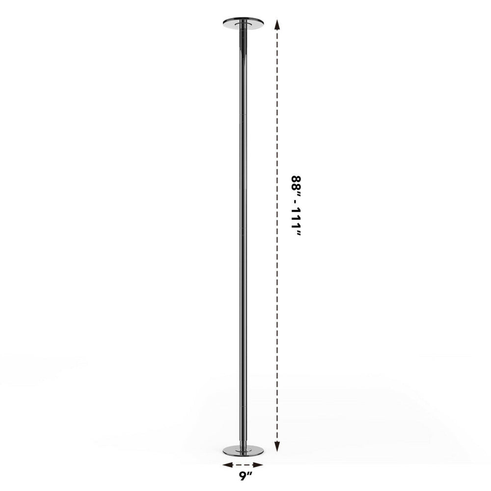 Professional Stripper Pole 45mm Portable Adjustable Spinning Dance Pole Image 2