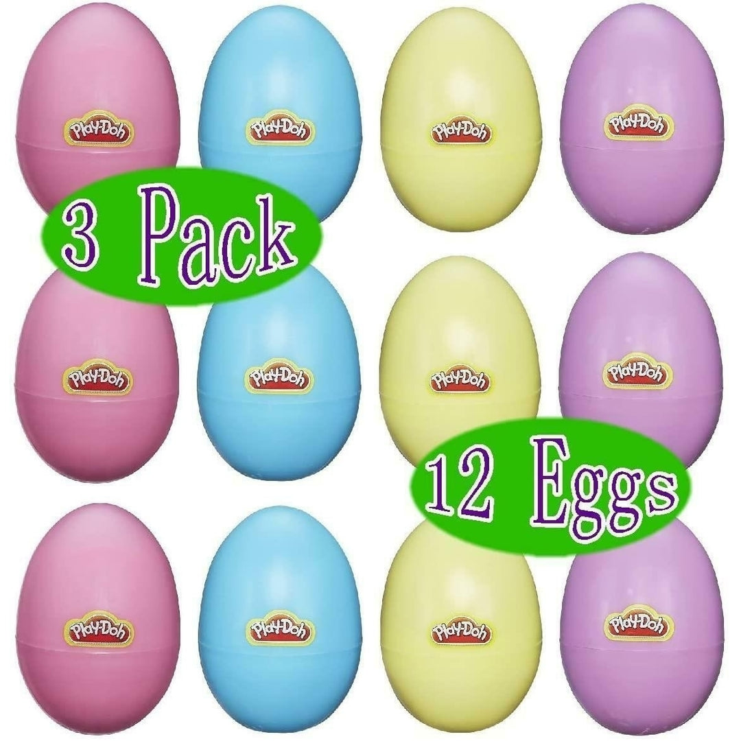 Play-Doh 12ct Treat Without The Sweet Spring Eggs Gift Set Hasbro Fun Compound Image 2