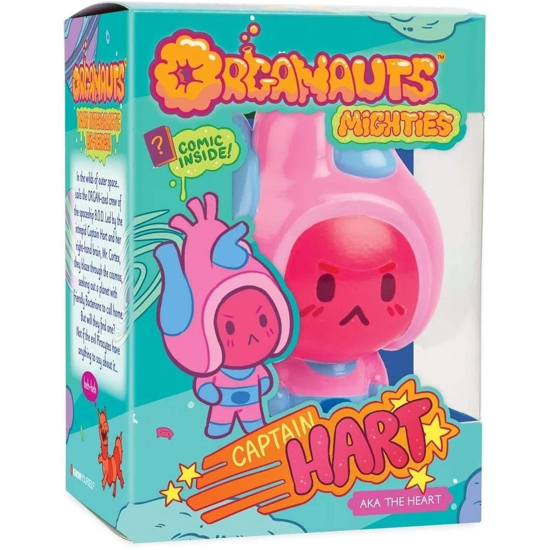 Organauts Mighties Captain Aorta Hart Figure Educational Anatomy Learning Toy Know Yourself Image 2