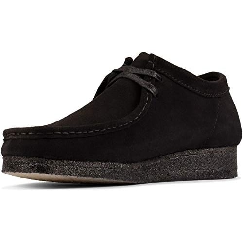 Clarks Wallabee Oxford Shoes Black Suede Mens Size Available Comfortable Footwear Image 3