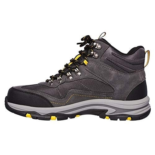 Skechers Mens Relaxed Fit: Trego - Pacifico Waterproof Boot Hiking Gray - 65672-GRY GRAY Image 4