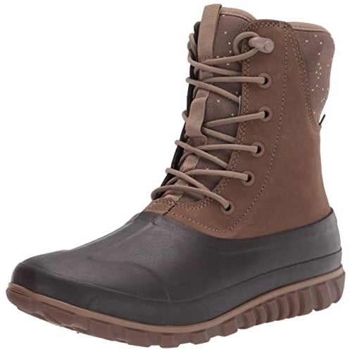 BOGS Classic Casual Tall Leather Snow Boot 240 Tan Womens Size Options Available Image 2