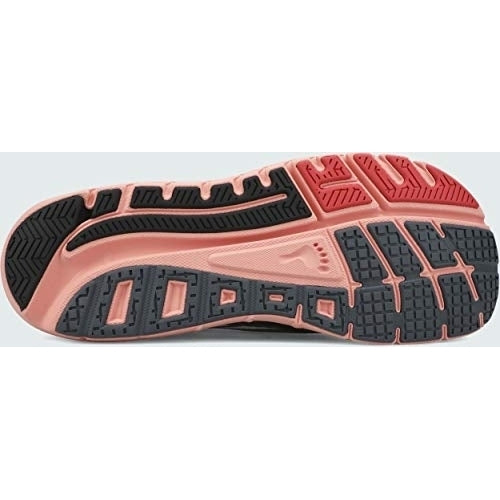 ALTRA Womens Provision 4 Road Running Shoe Black/Coral/Pink - AL0A4QTQ-009  BLK/CRL/PNK Image 4