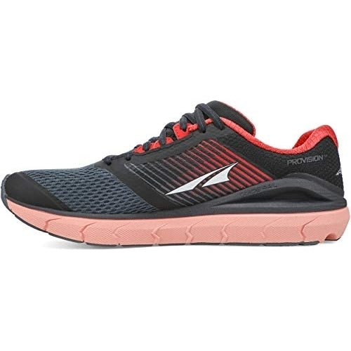 ALTRA Womens Provision 4 Road Running Shoe Black/Coral/Pink - AL0A4QTQ-009  BLK/CRL/PNK Image 3