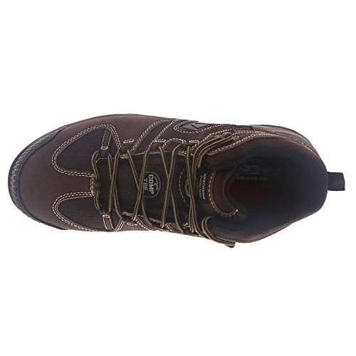 Skechers Mens Monter Construction Shoe DKBRN Image 4