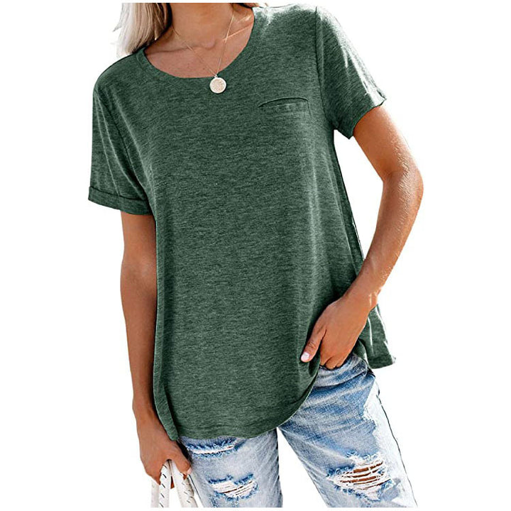 Soft Comfy Simple Style Blouse Shirt Top Image 4