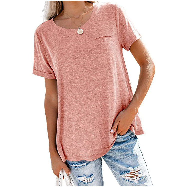 Soft Comfy Simple Style Blouse Shirt Top Image 10