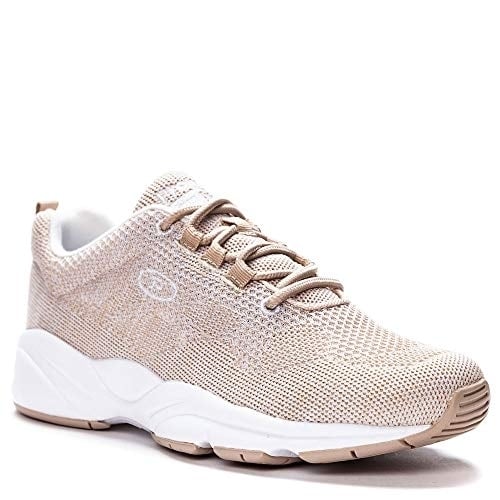 Propt Women's Stability Fly Sneaker  Sand/White Image 1